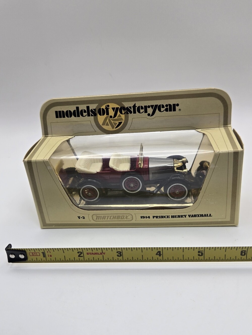 Vintage Matchbox Models of Yesteryear Y-2 1914 Prince Henry Vauxhall 47:1